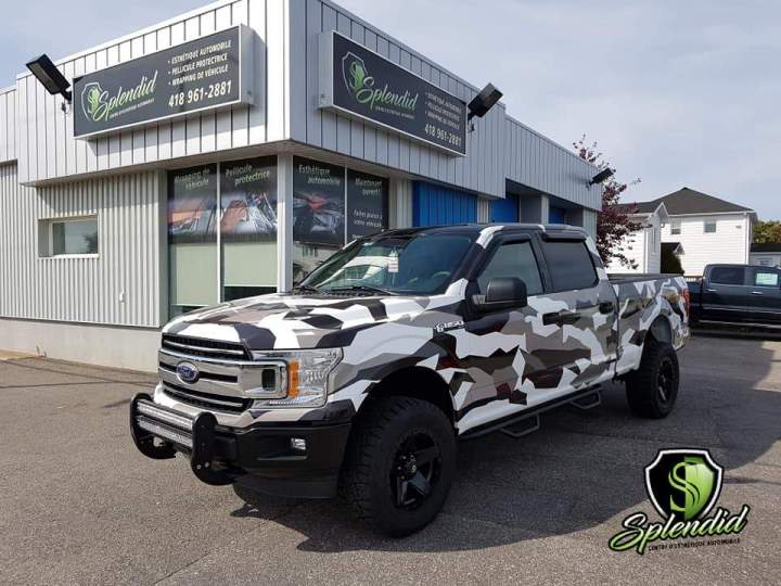 Déplacement à domicile pour pose de pellicules et wrapping Lévis